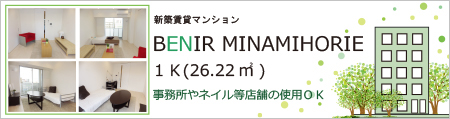 2016.9月竣工!! 新築マンション BENIR MINAMIHORIE